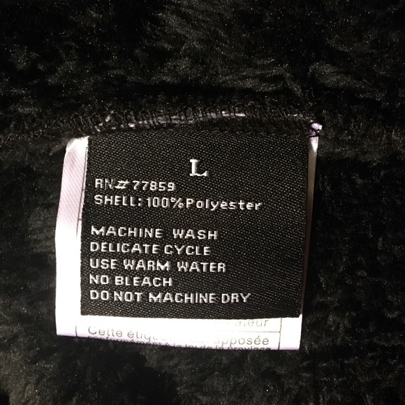 Black thick plush faux fur full zip hoodie NWT - Picture 6 of 7